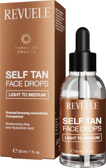 REVUELE Zelfbruiner Revuele Self Tan Face Drops Light To Medium 30 ml
