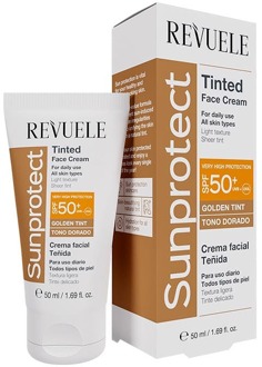 REVUELE Zonnebrandcrème Revuele Sunprotect Tinted Face Cream Golden SPF50+ 50 ml