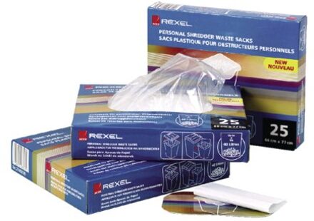 Rexel Papiervernietigerzak rexel 240x98cm 115 liter 100 Stuks