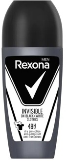 Rexona Deodorant Rexona Men Invisible Black & White Roll On 50 ml
