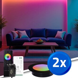 Rextech 2-pack RGBWW spot set