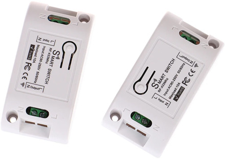 RF 433 AC 220V Receiver Smart Home Wireless Remote Control Smart Switch /Tuya APP Works with Alexa Google