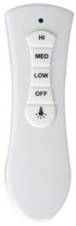 RF afstandsbediening voor Beacon ventilatoren wit