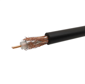RF Coaxial Cable RG-58 RG58 RG58U Cable Wires Black RG58/AU Pure Copper Coaxial Cable