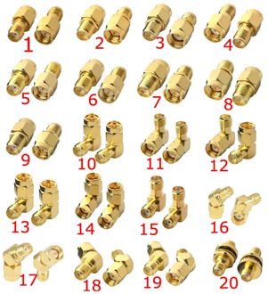 RF Coaxial Coax SMA Adapter Kit SMA Male Female WiFi Antenna Extension Connector