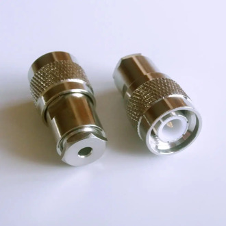 RF Connector TNC Male plug Clamp Solder For RG316 RG174 RG179 LMR100 Cable Straight Nickel Plated Brass Adapters