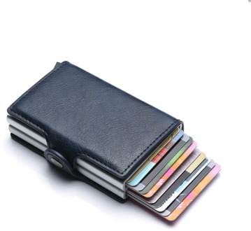 Rfid Blocking Credit Card Holder Men Smart Wallet Aluminum Metal Business Bank Card Case Pocket CreditCard Cardholder