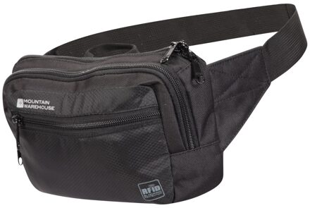 RFID-blokkerend heuptasje voor op reis (Zwart) - One Size