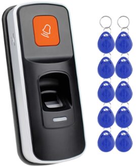 Rfid Standalone Vingerafdruk Slot Toegangscontrole Reader Biometrische Vingerafdruk Toegang Controller Deuropener Ondersteuning Sd-kaart Deur