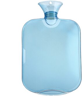 Rfkms Dikke Waterzak Fles Transparant 2000Ml Warm Water Fles Hoge Dichtheid Pvc Explosieveilige Handwarmer Blauw