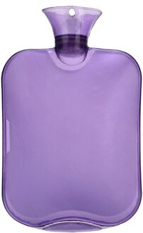 Rfkms Dikke Waterzak Fles Transparant 2000Ml Warm Water Fles Hoge Dichtheid Pvc Explosieveilige Handwarmer Paars