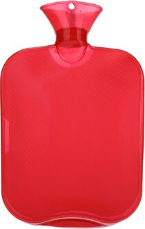 Rfkms Dikke Waterzak Fles Transparant 2000Ml Warm Water Fles Hoge Dichtheid Pvc Explosieveilige Handwarmer Rood