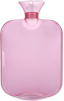 Rfkms Dikke Waterzak Fles Transparant 2000Ml Warm Water Fles Hoge Dichtheid Pvc Explosieveilige Handwarmer Roze