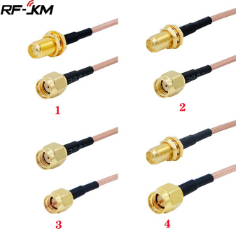 RG316 Cable SMA to SMA Connector RF Coaxial Jumper Pigtail Cable For Radio wifi 4G Antenna