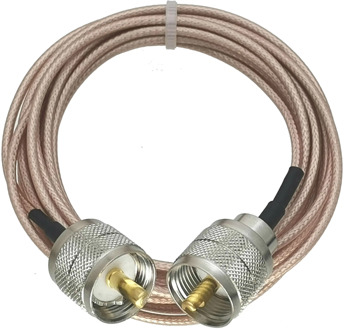RG316 RF pigtail PL259 UHF male Plug to PL259 UHF male Connector RF Jumper pigtail straight Cable 4inch~10M