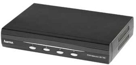 RGB audio/videoswitch 4 in 1 uit