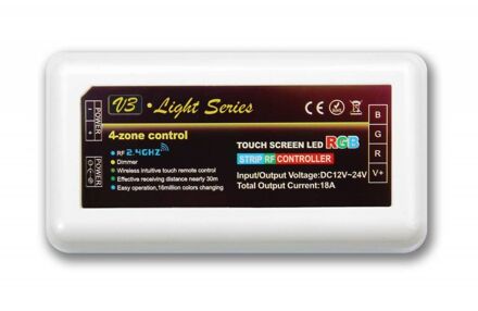 RGB LED Strip Controller - 12-24V - 6A - 4 Zones