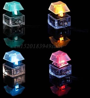 Rgb Mechanische Schakelaar Sleutelhanger Licht Up Backlit Voor Toetsenbord Schakelaars Tester Kit Met Led Licht Speelgoed Stress