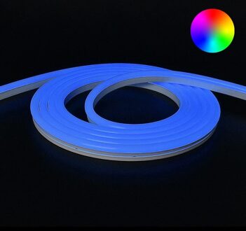 RGB neon led flex maxi rond 7 meter - losse strip