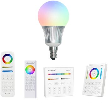 RGBWW led lamp met afstandsbediening 5w e14 1 tot 4 lampen