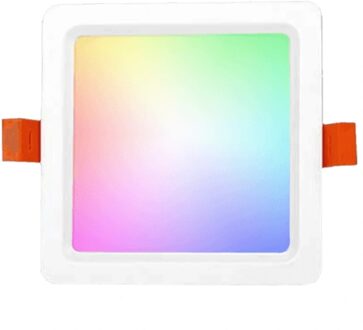 RGBWW led vierkante downlight 9 Watt