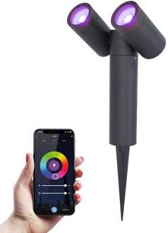 RGBWW WiFi+Bluetooth Zwart