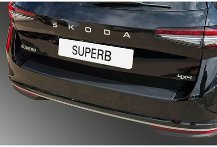 RGM ABS Achterbumper beschermlijst passend voor Skoda Superb IV Estate 2024- Zwart GRRBP1430