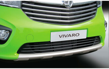 RGM Voorspoiler 'Skid-Plate' Opel Vivaro 2014- Zilver (ABS) GRFSP150S
