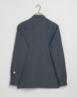 Rhiley casual overhemd met lange mouwen - maat M Blauw