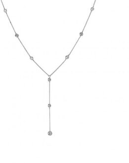 Rhinestone Ingelegd Lange Bridal Terug Ketting Lady Body Chain Bruiloft Sieraden Ketting Voor Vrouwen Бижутерия Для Женщин zilver