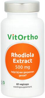 Rhodiola extract 500mg - 60 capsules - Voedingssupplement