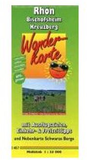 Rhön, Bischofsheim - Kreuzberg 1 : 25 000 Wanderkarte