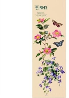 Rhs Fruit And Flowers Slim Calendar 2025