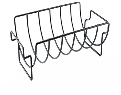 Rib Plank Stand Non Stick Outdoor Thuis Reis Party Grillen Bbq Kip Rundvlees Ribben Rack Rvs Stand Steak Opslag houder