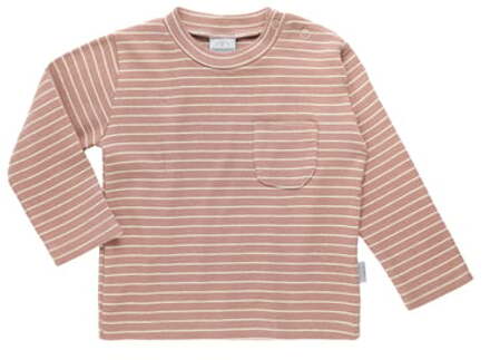 Rib shirt met lange mouwen lipala roze Roze/lichtroze - 74
