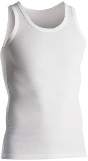 Rib Singlet Zwart,Grijs,Wit - Small,Medium,Large,X-Large,XX-Large,3XL