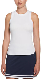 Rib Tanktop Dames-Wit - XS,S,M,L