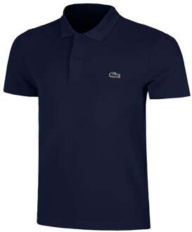 Ribbed Collar Polo Polo Heren blauw - L