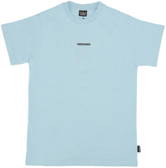 Ribs Tiger Tee Streetwear Shirt Propaganda , Blue , Heren - XL