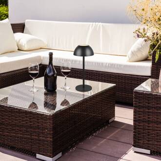 Ricardo LED tafellamp, zwart, hoogte 30 cm, kunststof zwart mat