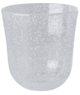 Rice bubble acryl beker large wit
