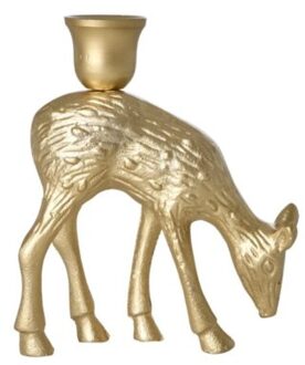 Rice kandelaar goud, groot formaat