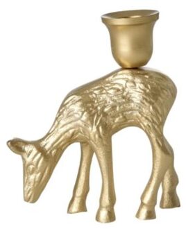 Rice kandelaar goud, klein formaat