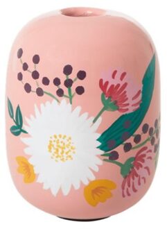 Rice kandelaar handgeschilderd abrikoos