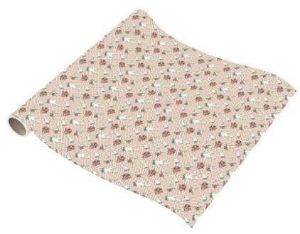 Rice kerst cadeaupapier 3m dove