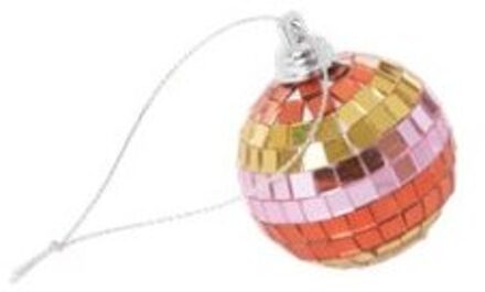 Rice kerst - kerstboomhanger discobal goud