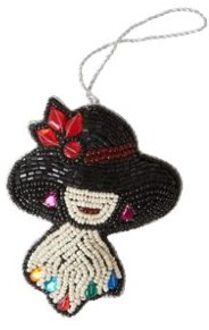 Rice kerst - kerstboomhanger lady shape