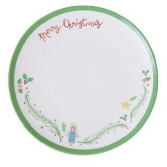 Rice kerst melamine bord x-mas angel print