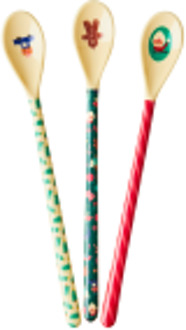 Rice kerst melamine latte macchiato lepel x-mas print assorti