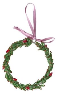 Rice kerstdecoratie krans